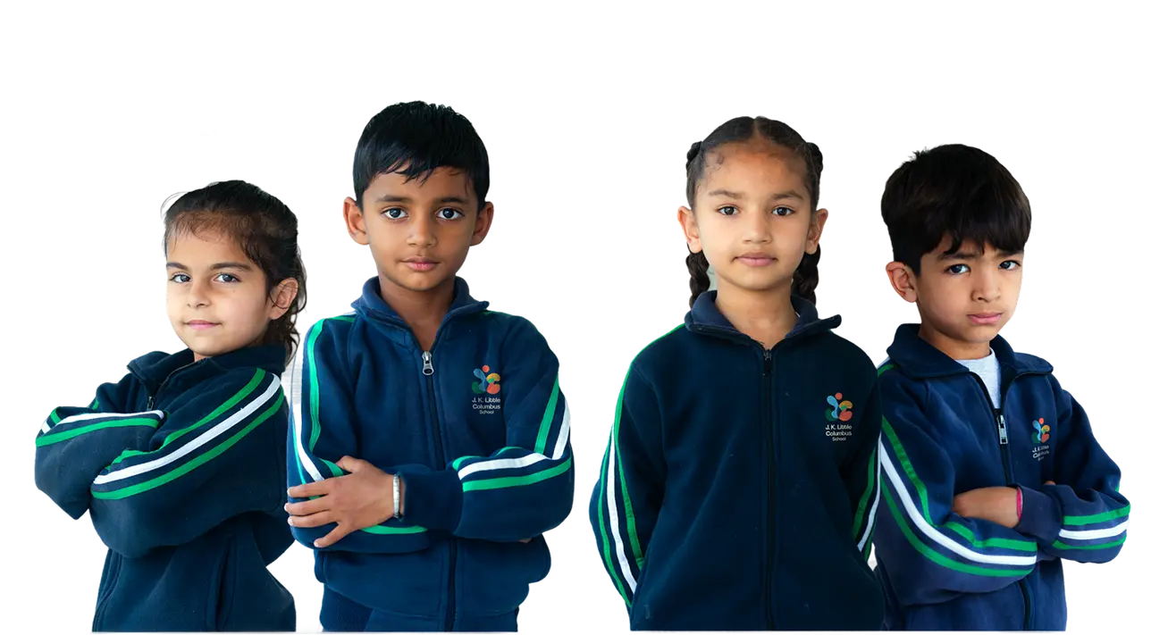 Students of J.K. Little Columbus School in uniform